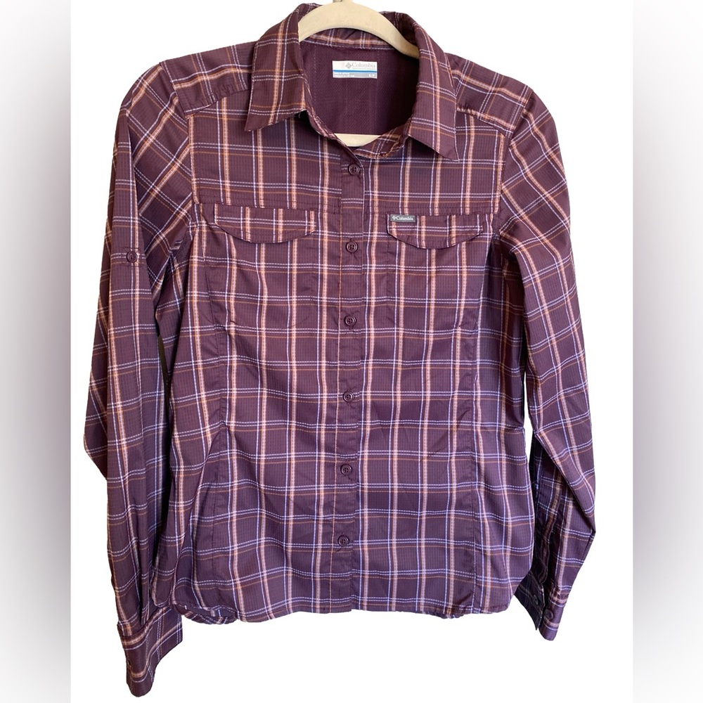 Columbia Plaid Omni-Shade Ladies Shirt